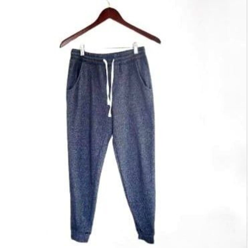 Forever 21 Womens Joggers Grey Black S Drawstring Sweatpants Pockets